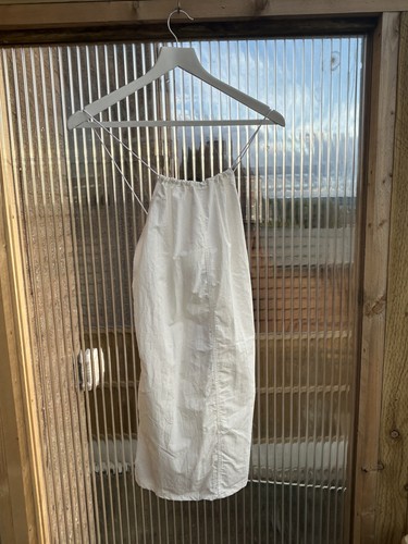 Zara white mini dress - white,