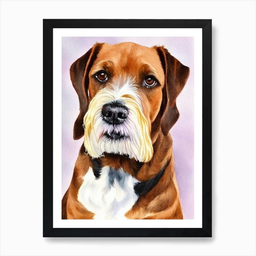Cesky terrier watercolour - 4,