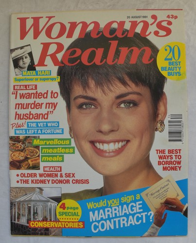 Woman realm august 1991 - woman's,