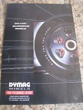 DIE CAST MAGNESIUM WHEELS DYMAG HIGH PERFORMANCE DESIGN ADVERT A4 FILE 42