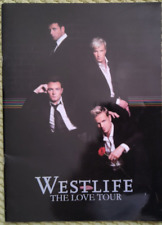 Westlife the "love tour" concert programme program