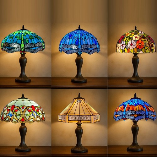Tiffany table lamp inch - table,