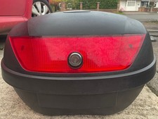 52L MOTORCYCLE SCOOTER LUGGAGE TOP BOX 52 Litre STORAGE BOX AND PLATE