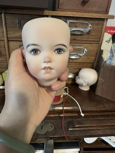 Antique doll style bisque - doll,