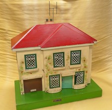 Vintage Amersham Dolls House; 1950s, with original makers label.