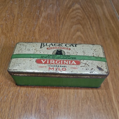Vintage black cat cigarette - black,