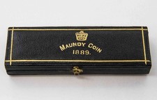 Great Britain Maundy Coin Set 1889 Victoria JH  1d,2d,3d,4d, plus original case