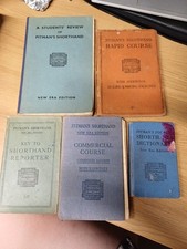 A Collection Of Pitman's Shorthand Books