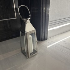 Stainless Steel Lantern 29cm High