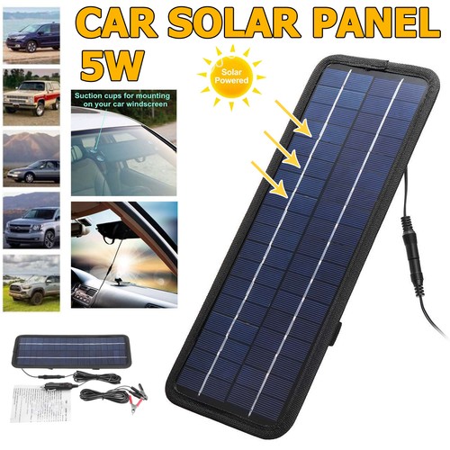 12v portable mono solar - 5w,