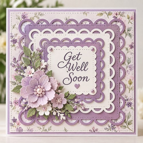 Spellbinders lacey squares - lacey,