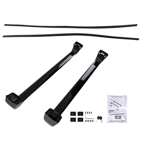 Pair aluminium black roof - pair,