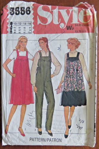 Style 3556 sewing pattern - sewing,
