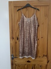 🩷 Rose Gold Sequin Cami Dress – Next – UK 10 (EU 38)