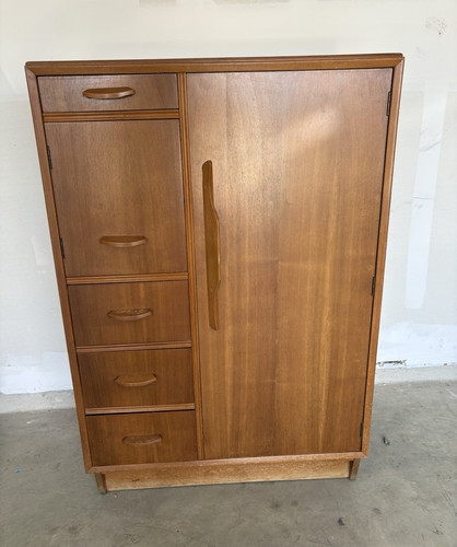 Wood freestanding wardrobe - wood,