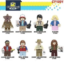 Stranger Things  Halloween Custom Lego Minifigure Horror toy mini figure x 8