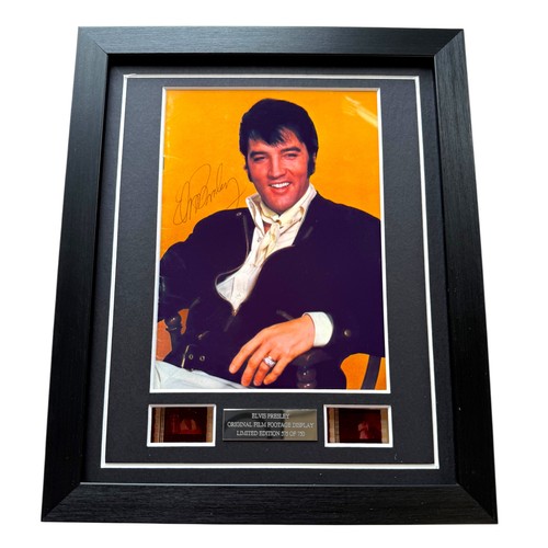 Elvis presley signed preprint - elvis,