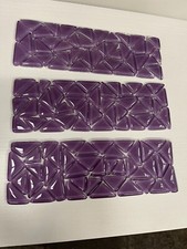 Purple Glass Mosaic Border Tiles 300 x 100mm