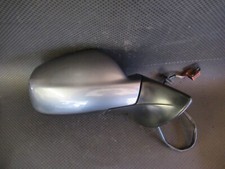 PEUGEOT 407 SW (04-10) OS DOOR WING MIRROR - DRIVER RIGHT 96457084XT GREY