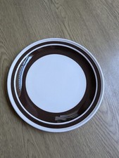 Carrigaline pottery side plates 7" brown rings traditional style Irish 