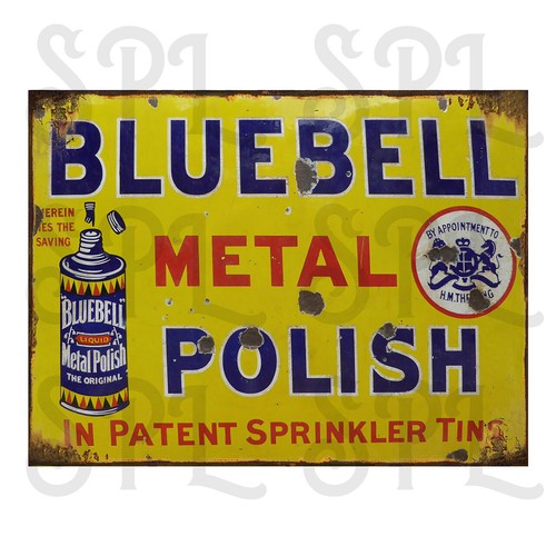 Bluebell polish retro style - bluebell,