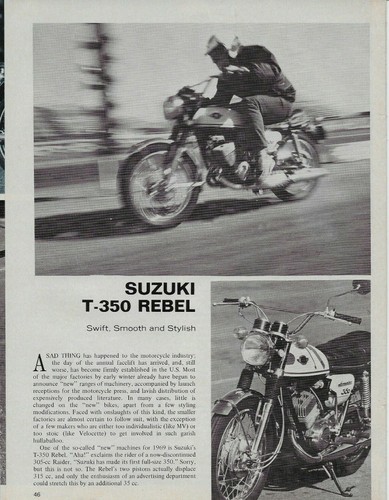 1969 suzuki 350 full size - 1969,