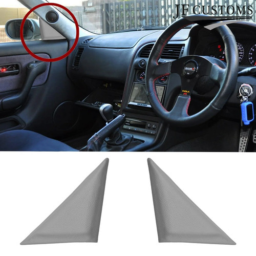 Grey wing mirror door - l, st