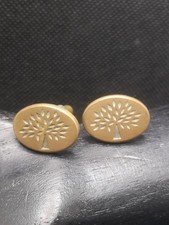 BURBERRY™ MENS  RUSTIC BRONZE CUFFLINKS TREE LOGO COUNTRYWARE OXIDISED VGC