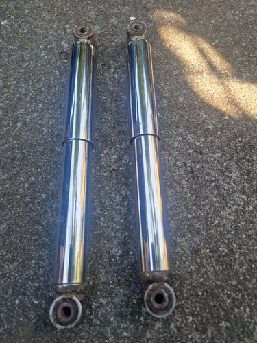 Lambretta chrome front dampers - front,