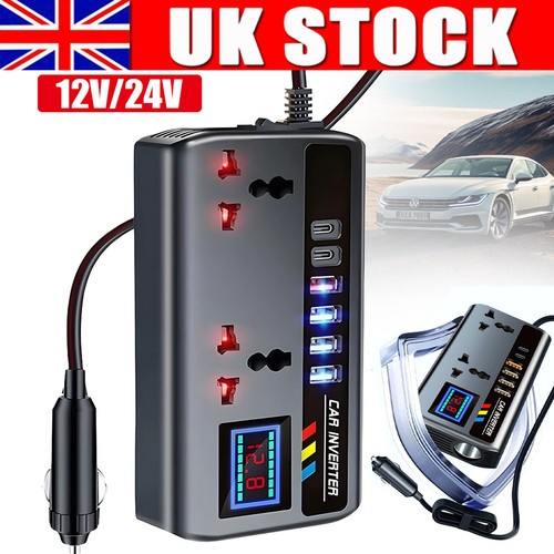 Car inverter converter 12v 24v - car,