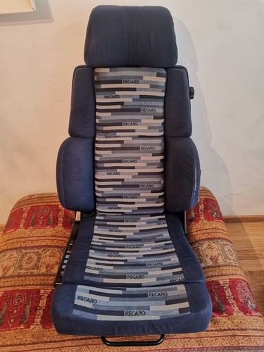 Vintage recaro sport seat blue - seat,