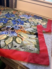 Mary Quant Vintage Head Scarf 34 Inches  X  34 Inches
