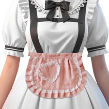 Ruffled Waist Apron Women Kitchen Apron Baking Cooking Apron Serving Apron