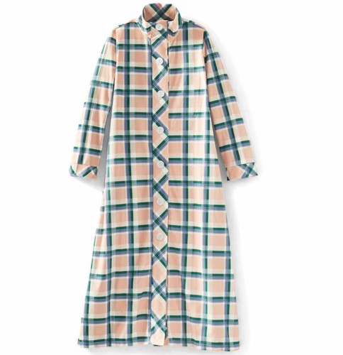 Cozee corner peach plaid - 3x,