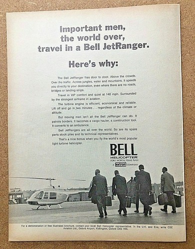 1971 vintage aircraft advert - 1971,