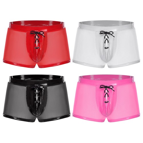 Wet look mens patent - uk,