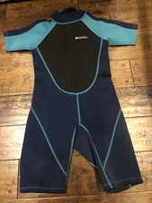 NEW Wetsuit Short Mountain Warehouse Cobalt Blue & Black Size Children’s 9-10