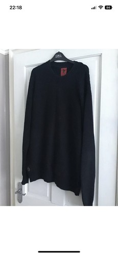 Luke 1977 navy - blue, knit