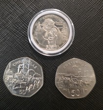Job Lot Isle of Man IOM 50p