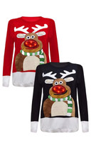 Women's 3D Rudolph Nose