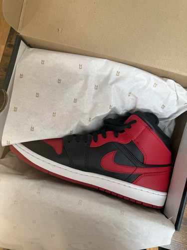 Air jordan mid black gym - gym, red