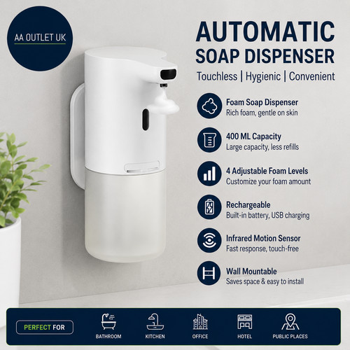 Automatic soap dispenser 400ml - automatic,