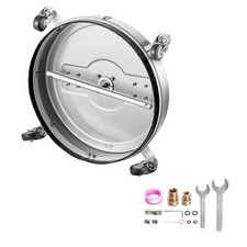 20" Pressure Washer Surface Cleaner 4 Wheels Dual Handle 4500 Max PSI