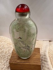 Reverse painted vintage