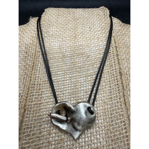 Danon large pewter heart - danon,