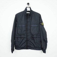 Stone Island Black Membrana 3L TC Multipocket Jacket - Medium