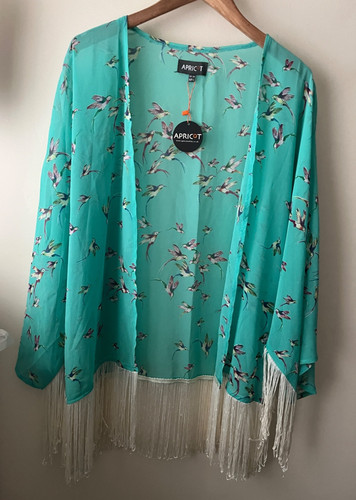 Apricot kimono jacket size - apricot,