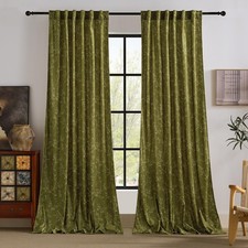Olive Green Vintage Velvet