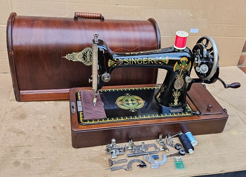 Singer 66k lotus hand - singer, crank