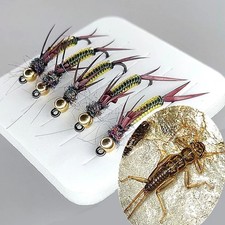 5pcs Stonefly Larvae Fly Baits